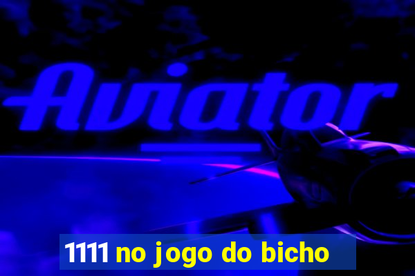 1111 no jogo do bicho